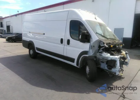 2024 Ram Promaster 3500 Cargo Van Tradesman High Roof 159 Wb Ext W/Pass Seat z USA, uszkodzony, nr VIN 3C6MRVJG9RE130788